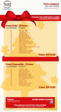 Cestas Basicas e Cestas Natalinas